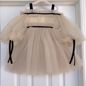 Petite Maison Kids Coco Caramel Tulle Dress 2T